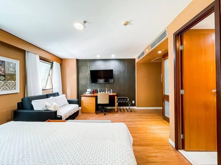M N Flats - Flat Dentro Do Hotel Wi Av Ibirapuera 2927 São Paulo Eksteriør billede